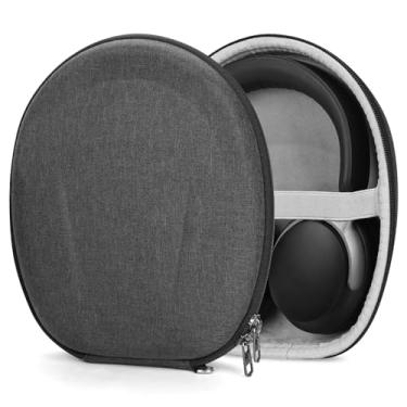 Imagem de Geekria Capa protetora compatível com Bose QuietComfort Ultra, QuietComfort, QC45, QC35, QC25, QC15, QCSE, bolsa protetora de substituição para transporte de viagem com armazenamento de cabo (cinza)