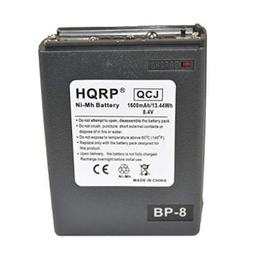 Imagem de HQRP Bateria Ni-MH de 1600 mAh funciona com rádio de substituição bidirecional realista HTX-202 / HTX-404