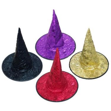 Imagem de Chapéu De Bruxa Cores Sortidas Un - Silverfestas - SILVER PLASTIC