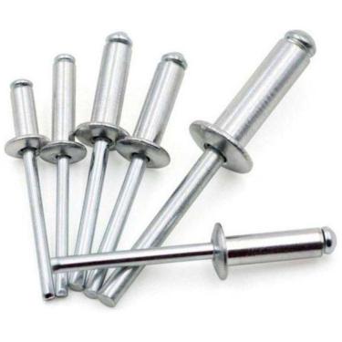 Imagem de Rebite De Repuxo Alumínio 4.8 X 12mm 10 Peças Goma - Goma