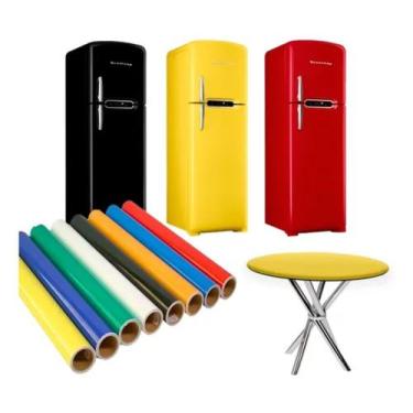 Imagem de Adesivo Contact para envelopamento e recorte plotter 1.00 x 1.00 Mt - 