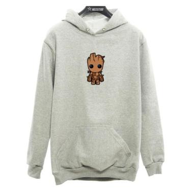 Imagem de Moletom Canguru Groot Guardiões Da Galáxia Casaco Frio - SEMPRENALUTA 