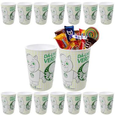 Imagem de Kit 10 Copos para Doces e Lembrancinhas de Festa Aniversário Palmeiras