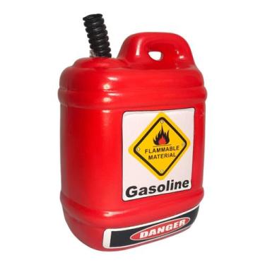 Imagem de Cofre Decorativo Galao De Combustível Vermelho De Ceramica - Decore ca