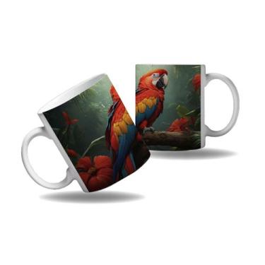 Imagem de Caneca Presente Aves Coloridas Araras Cores Zoo Pássaros 2 - Enjoy Sho