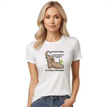 Imagem de Camiseta Baby Look Eu nao peido elefante - Alearts, P