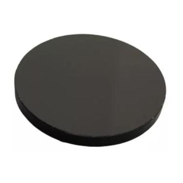 Imagem de Base Redonda Acrílico Preto 2,5cm Artesanato Biscuit 100pcs - AGV Cria