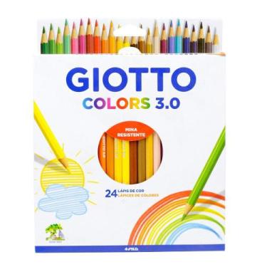 Imagem de Lápis de Cor Giotto Colors 3.0 Triangular 24 Cores