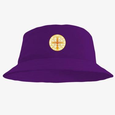 Imagem de Chapéu Bucket Hat Estampado Medalha Sao Bento - MP Moda Masculina, Úni
