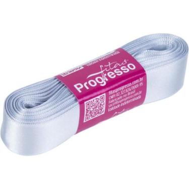 Imagem de Fita de Cetim 22MM 10M COR Prata 084 - Fitas Progresso
