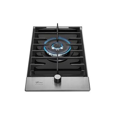 Imagem de FISCHER COOKTOP À GÁS 1 BOCAS TRIPLA CHAMA PLATINIUM MESA VIDRO PRETO 33790-92104