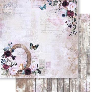 Imagem de Papel Scrapbook Dupla Face Carta Antiga Florida Sd-1253 30,5x30,5cm Li