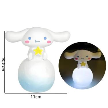 Imagem de Abajur Kawaii Sanrio - Hello Kitty, Kuromi e Cinnamoroll - Luminária d