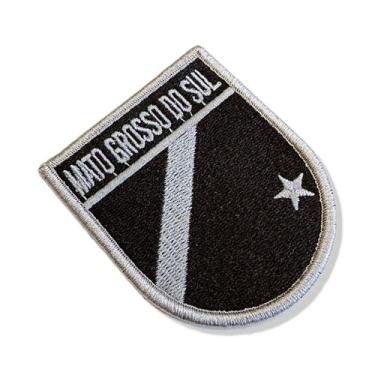 Imagem de BE0011E-002 Bandeira Mato Grosso Sul Patch Bordado 6,8x8,0cm - BR44