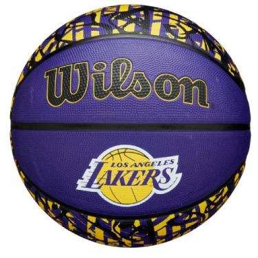 Imagem de Bola de Basquete Wilson NBA Team Graffiti LA LAKERS 7