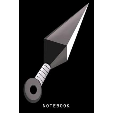 Imagem de Kunai For Passionate Anime Lovers Journal Notebook: College Ruled Lined 6"x9" - 120 Pages, Cute Kawaii Anime Journal Or Notepad For Sketching And Writing, Gift For All Anime Lovers