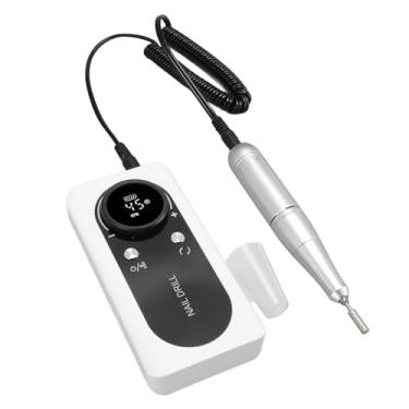Imagem de Broca Elétrica para Unhas, Máquina Profissional para Perfuração de Unhas Acrílicas de 45000 RPM para Gel, Unhas Acrílicas, Conjunto Elétrico de Arquivo de Unhas USB Com Brocas