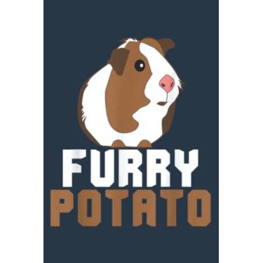 Imagem de Furry Potato Guinea Pig cavy: Premium matte cover design, 116 Pages, Size 6 x 9in