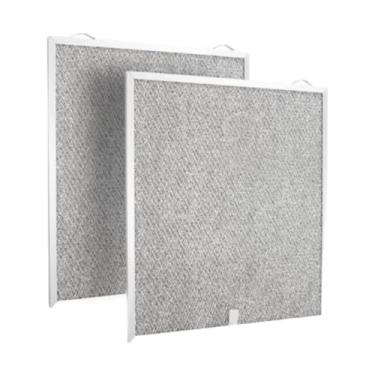 Imagem de YWJLQH 2 peças de filtro de gordura para exaustor, filtro de exaustor de cozinha, tela de filtro de exaustor de cozinha