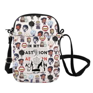 Imagem de Bolsa tiracolo BG3 Astarion Game Messenger Bag Astarion Bolsa de ombro DND Game Gift Astarion High Elf Messenger Bag, Astarion Era Cb
