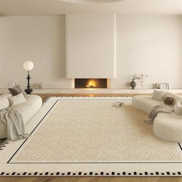 Imagem de HJZSZX Tapete para sala de estar, quarto, tapete de pelo curto, fácil de limpar, tapete para sofá, área grande, decoração para casa, tapetes para os pés, DD496, QT, A, 300x400CM