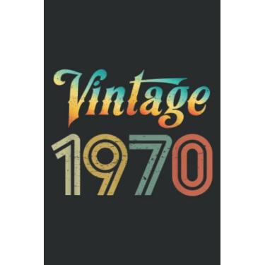 Imagem de 51 Vintage 1970 Best Year Original Seventies Genuine Classic: HEARTS JOURNAL: 6" x 9", 110 Pages, Lined College Ruled Paper, Journal, Matte Finish Cover, Diary, Planner.