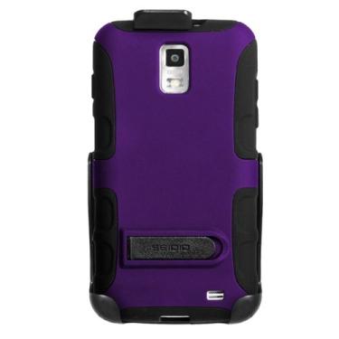 Imagem de Seidio BD2-HK3SSSKYK-PR ACTIVE Combo de capa e coldre (com suporte) para Samsung Skyrocket - Pacote combo - Embalagem de varejo - Ametista