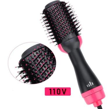 Imagem de Secador Escova De Cabelo Seca Escova Alisa Modela Defrizante - 110V, 1