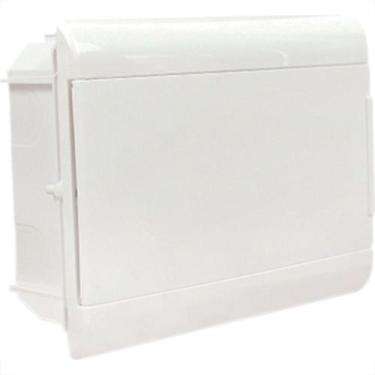 Imagem de Centrinho Steck Pvc 12 Disjuntor Din Embutir Branco