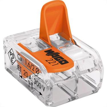 Imagem de Conector Wago 2P 0,14A4,0M 32A 221-412 C/6