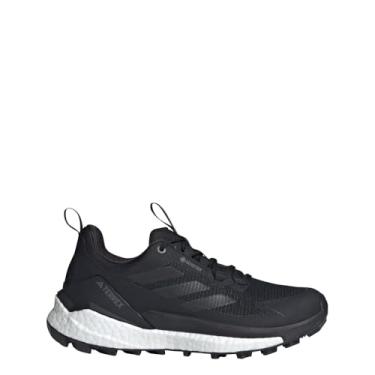 Imagem de adidas Tênis feminino para caminhada Terrex Free Hiker 2 Gore-tex, Preto/Preto/Cinza, 37