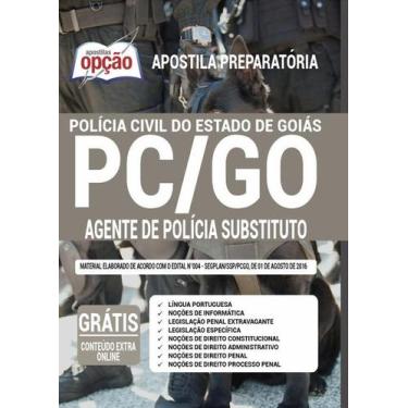 Imagem de Apostila Agente De Polícia Concurso Pc Go - Substituto - Apostilas Opç