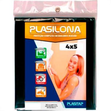 Imagem de Lona Plastica Plasitap Preta 4X 5Mt