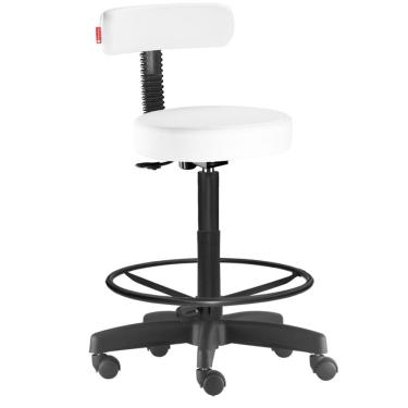 Imagem de Mocho Alto Branco CB 1542 Cadeira Brasil - Clínicas