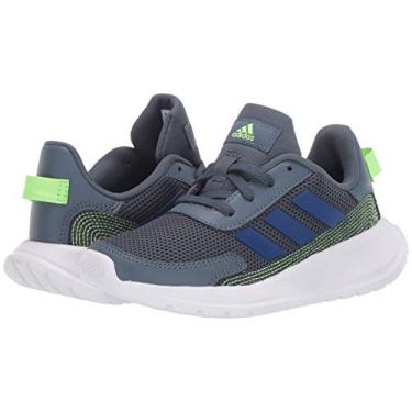 Imagem de adidas Tênis de corrida unissex infantil Tensaur, Azul Legacy Azul/Azul Royal/Verde Sinal, 19