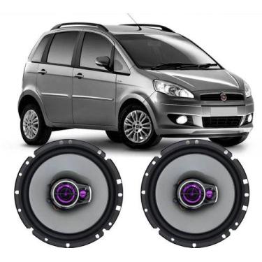 Imagem de Kit Alto Falante Pioneer Porta Dianteira Fiat Idea 100w Par, Preto