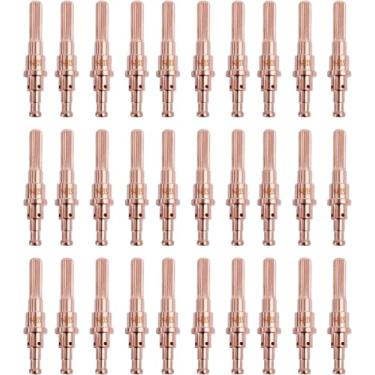 Imagem de CZlewan Eletrodo de plasma 9-8215 para tocha Thermal Dynamics SL60/SL100, 30 unidades de consumíveis de corte a plasma