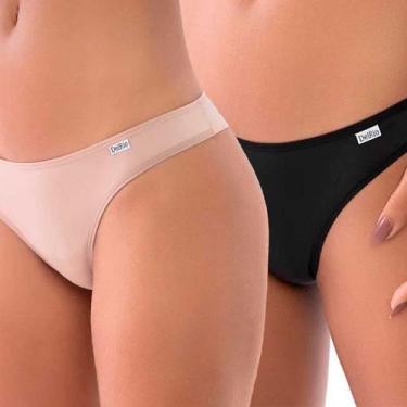 Imagem de Kit Calcinha Del Rio Feminina 2 Peças Fio Dental - SBA, Multicolor, GG