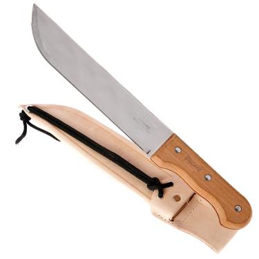 Imagem de Facão Cimo 10" Carbono Cabo Madeira com Bainha