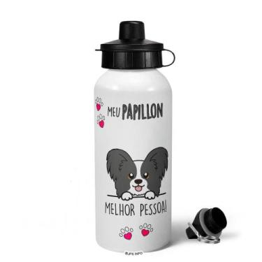 Imagem de Garrafa Squeeze MQ - Meu Papillon, melhor pessoa! M2 - JPS INFO