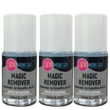 Imagem de Kit Com 3 Removedor Magic Esmalte em Gel Spa Manicure 10ml - Efeito In