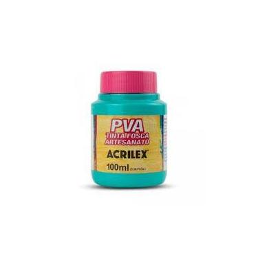 Imagem de Tinta pva Acrilex fosca turquesa 577 100ml