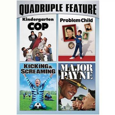 Imagem de Family Comedy Pack Quadruple Feature (Kindergarten Cop / Problem Child / Kicking and Screaming / Major Payne)
