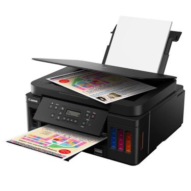 Imagem de Multifuncional Tanque de Tinta Canon Mega Tank G6010 Wireless - Impressora, Copiadora e Scanner