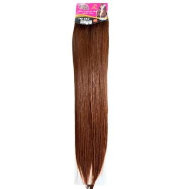 Imagem de Aplique Tic Tac Liso Organico Uso Diario 70cm 150g - Yan Hair, 30*