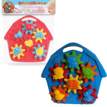 Imagem de Fazendinha Baby Animal Brinquedo de Encaixe Roda Roda Ref 167 Divplast