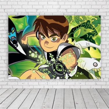 Imagem de Painel Retangular Ben 10 1,,5X1,0M Lona Fosca