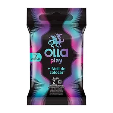 Imagem de Preservativo Masculino Olla Play 3 Unidades