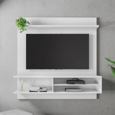 Imagem de Painel para Tv até 50 Polegadas 2 Prateleiras Atrio Inusitta Branco