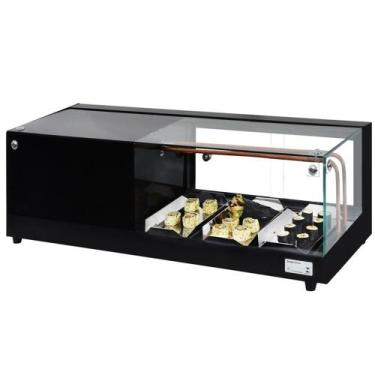 Imagem de BC-VFRS900 - Vitrine Refrigerada Sushi 90 cm Beta Preta - 127V - Omega